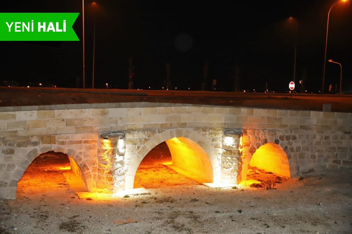 163 YILLIK KARASU KÖPRÜSÜ YENİDEN AYAĞA KALDIRILDI